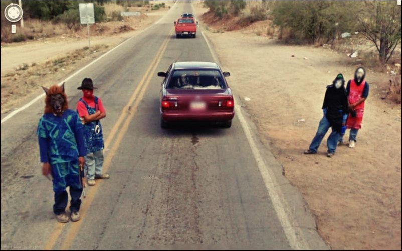 Интересное на Google Street View