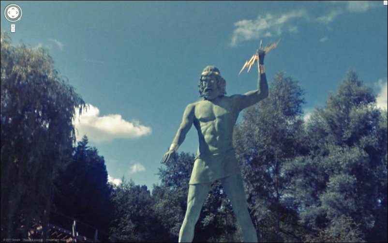 Интересное на Google Street View