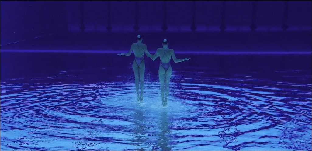 Перевернутые подводные фото олимпийских синхронисток