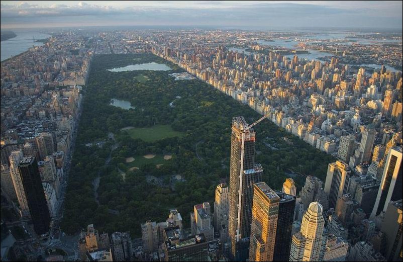 Нью-Йорк с высоты птичьего полета