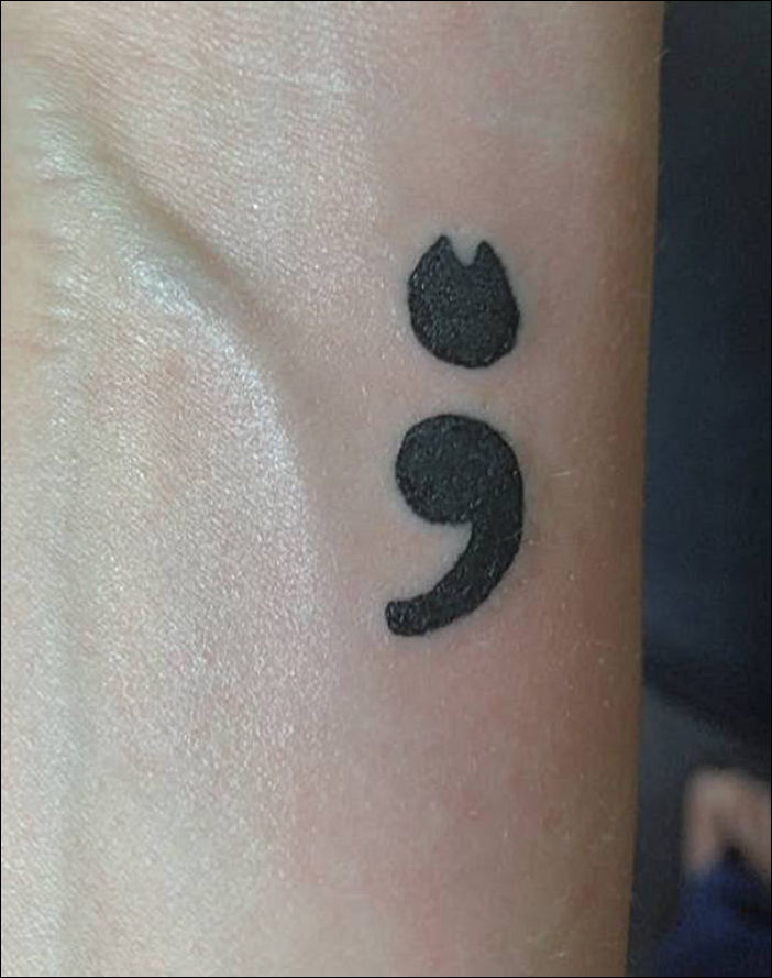 Татуировка с котом
