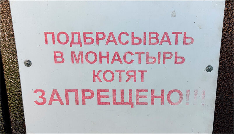 надписи и объявления