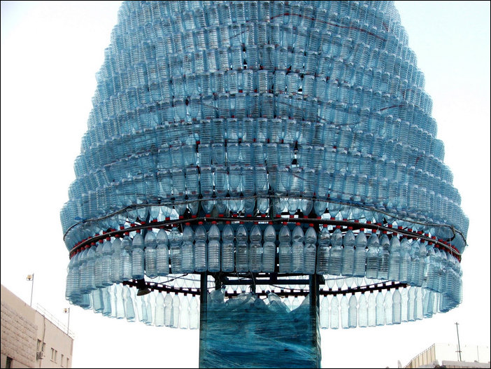 Ёлка из пластиковых бутылок