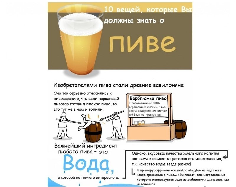 Факты о пиве