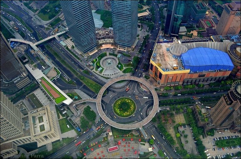 Пешеходный мост в Китае