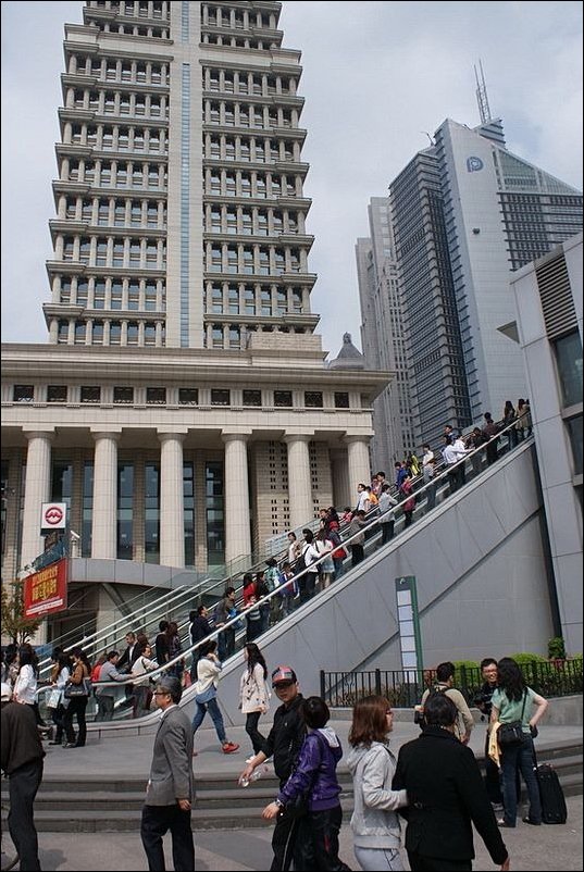 Пешеходный мост в Китае