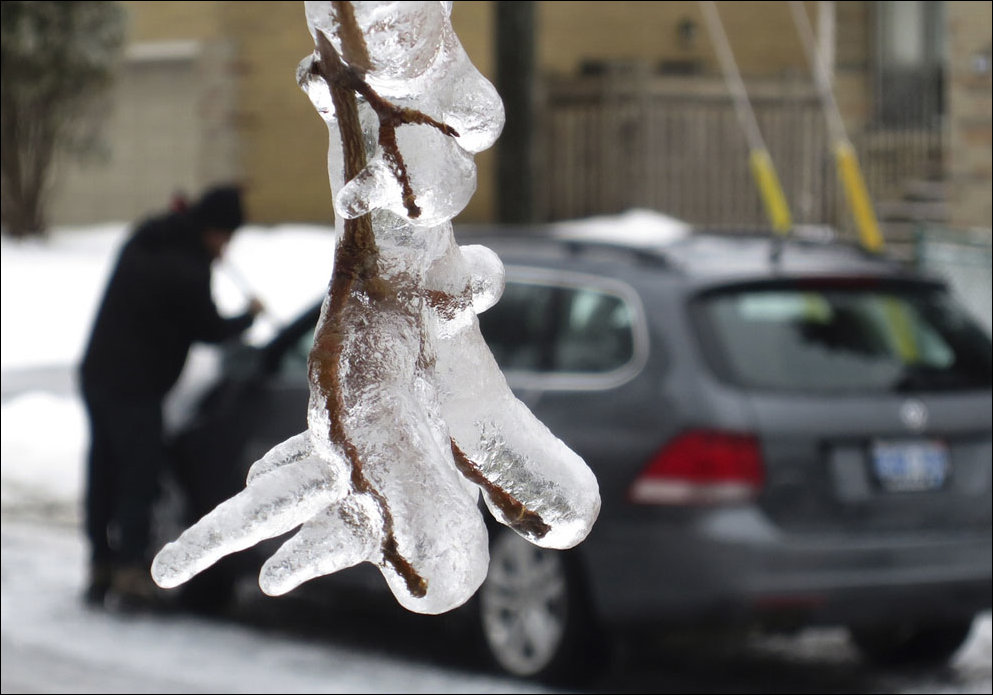 Ледяной шторм в Канаде