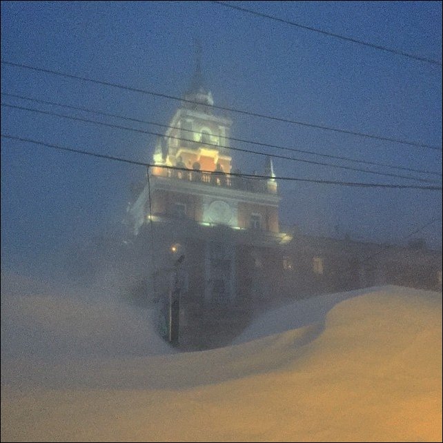 Снега во Владивостоке