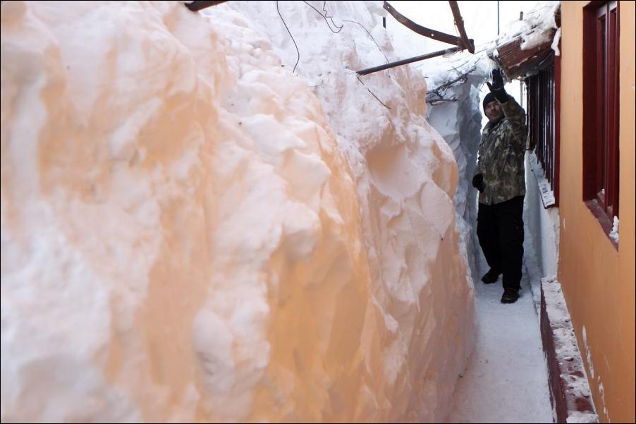 Зима в Румынии