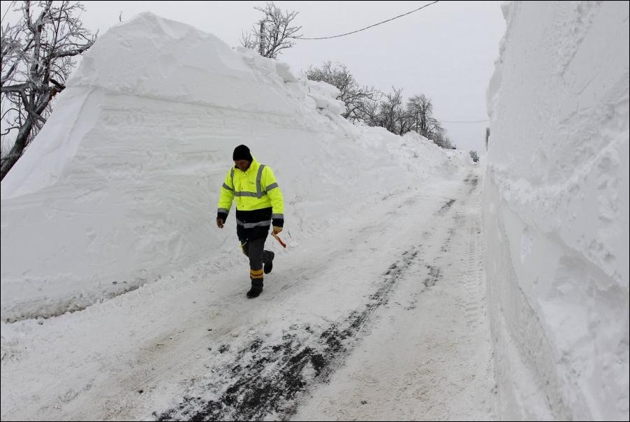 Зима в Румынии