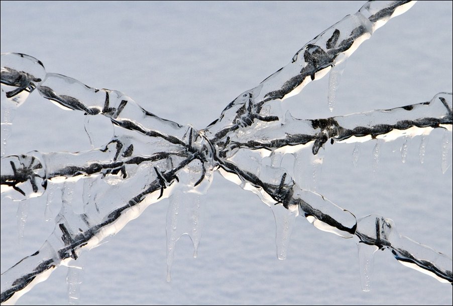 Снежные завалы в Румынии