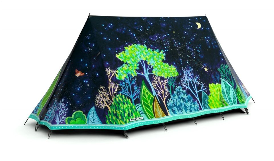 Креативные туристические палатки