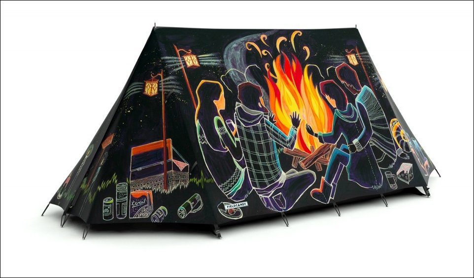 Креативные туристические палатки