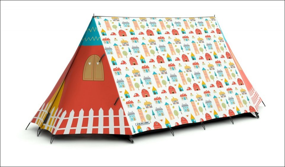 Креативные туристические палатки