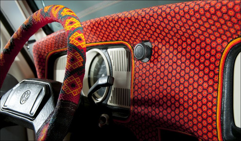 Volkswagen Beetle покрытый бисером