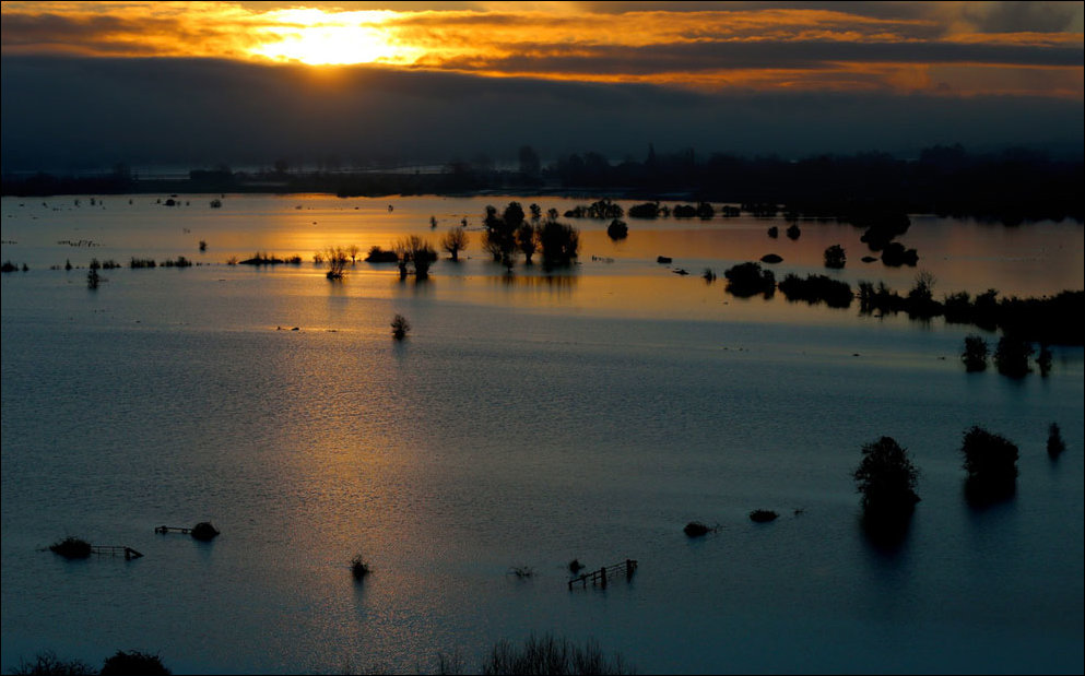 Наводнение на юго-западе Англии