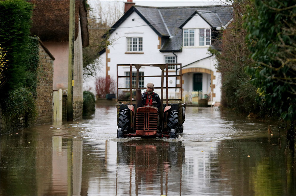 Наводнение на юго-западе Англии