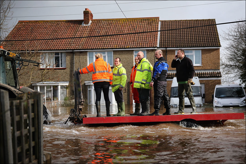 Наводнение на юго-западе Англии