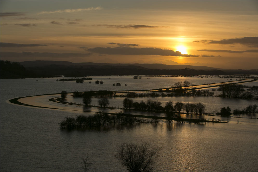 Наводнение на юго-западе Англии