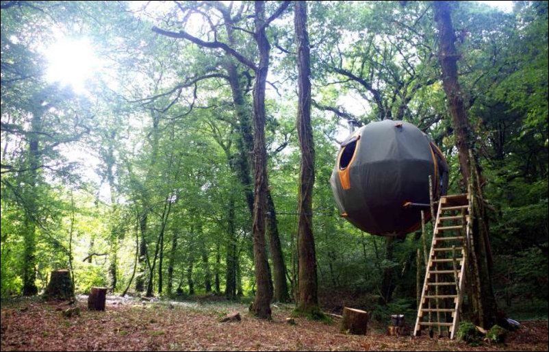 Палатка-шар для подвешивания на дерево