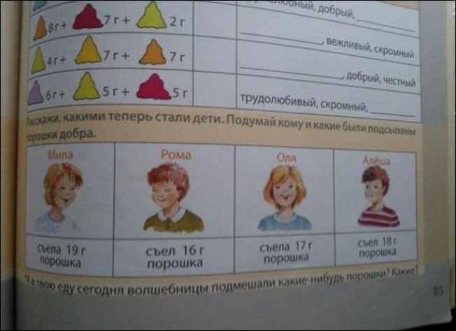 Идиотские задания в учебниках