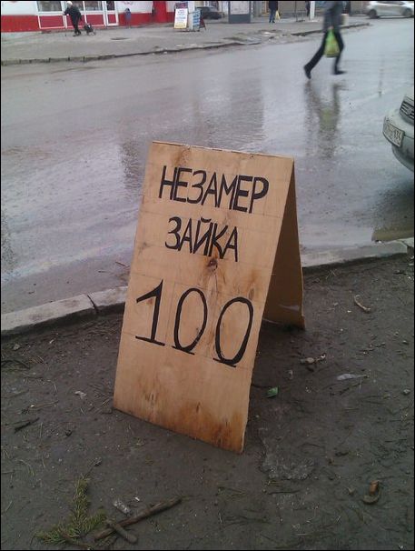 Смешные надписи и объявления