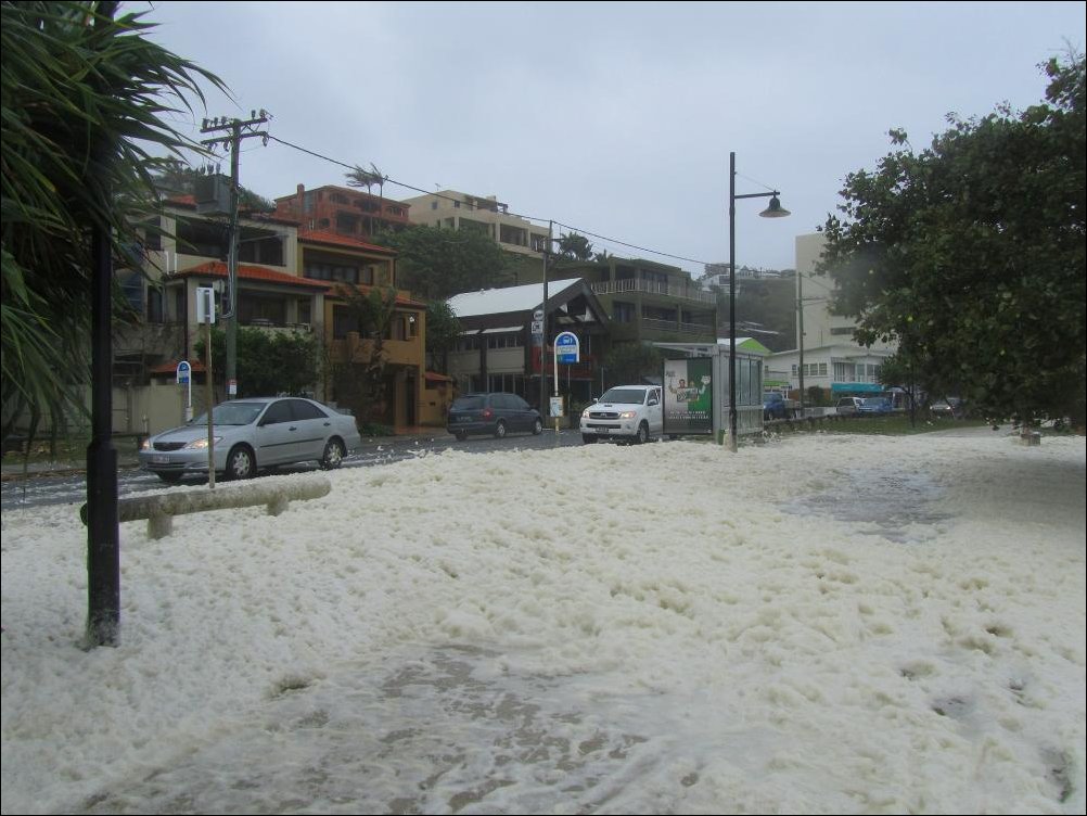 Океанская пена в Австралии