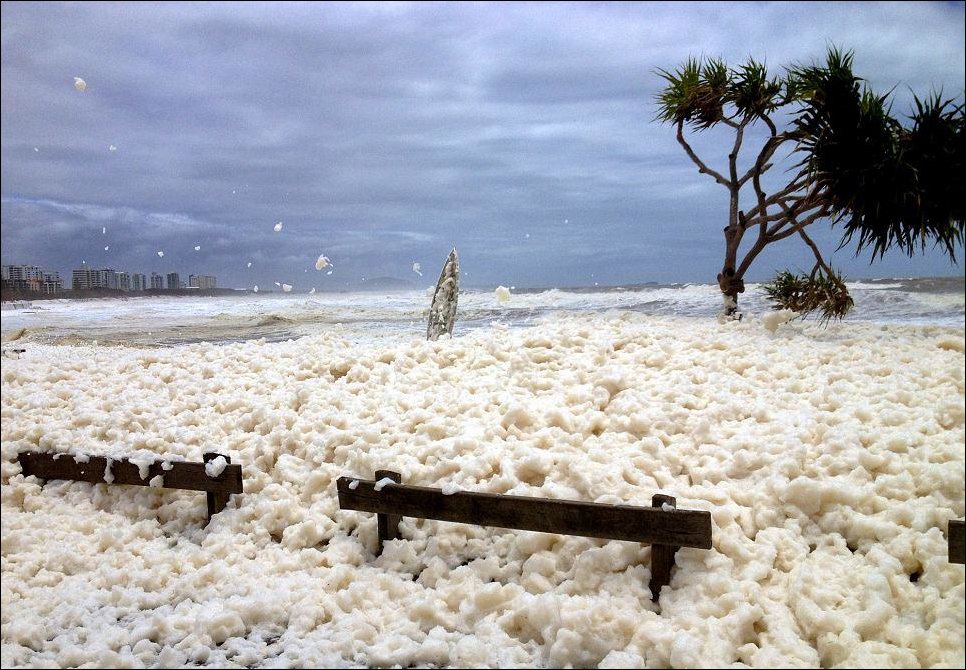 Океанская пена в Австралии