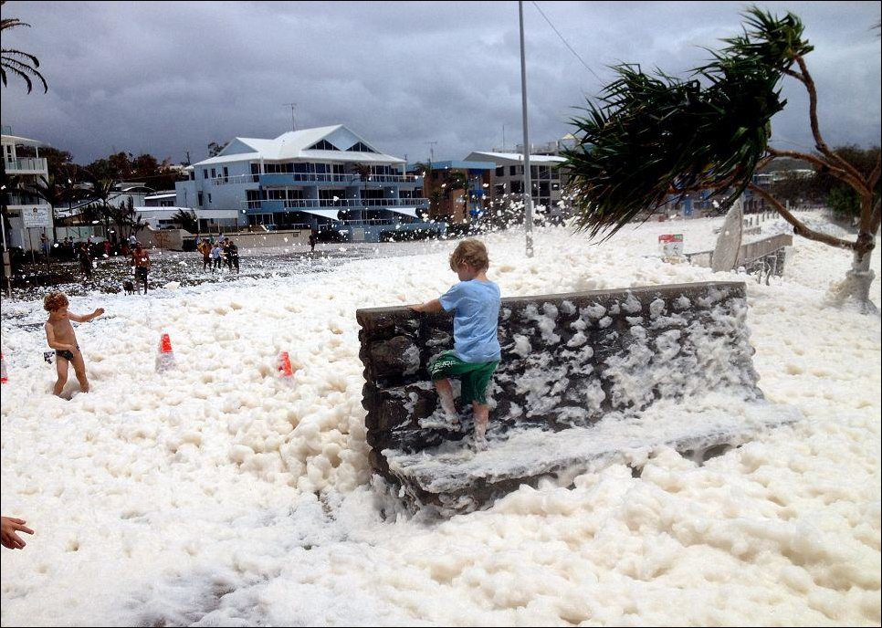 Океанская пена в Австралии