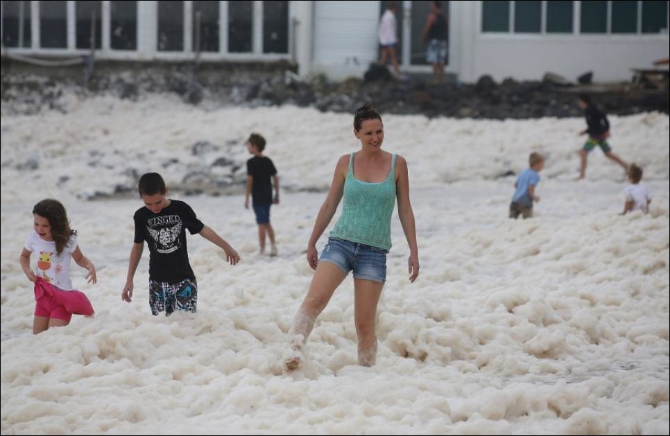 Океанская пена в Австралии