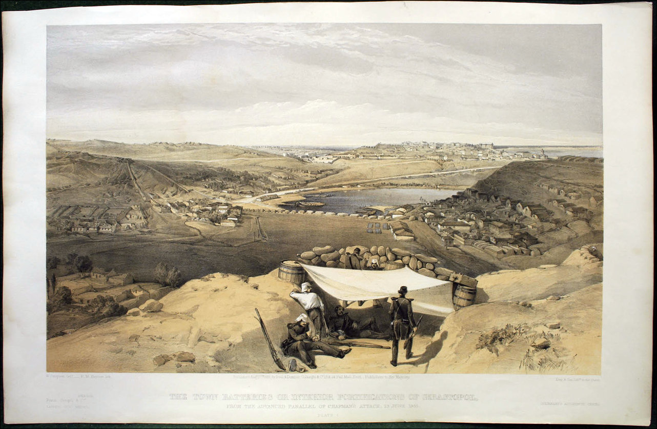 Крымская война, литография Уильяма Симпсона