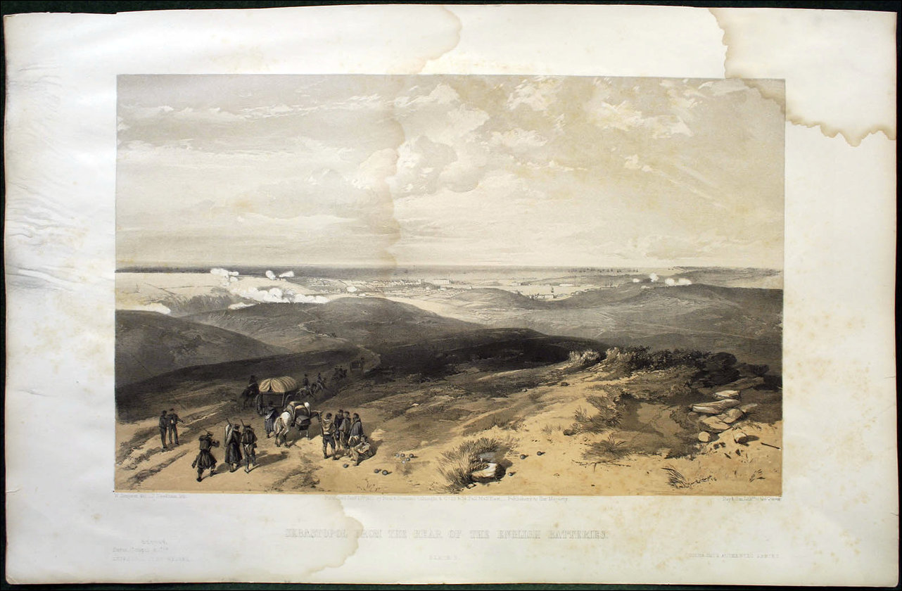 Крымская война, литография Уильяма Симпсона