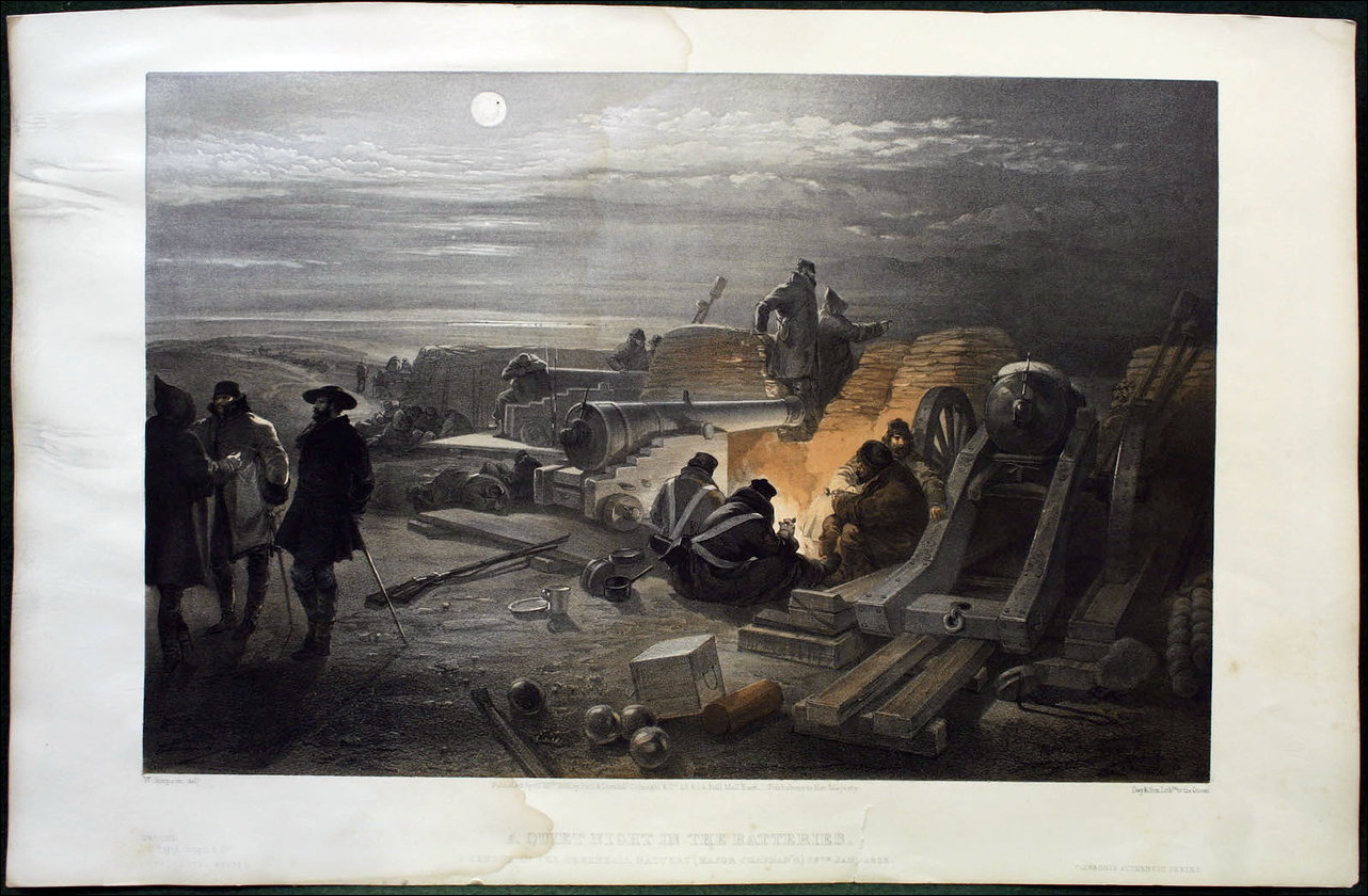 Крымская война, литография Уильяма Симпсона
