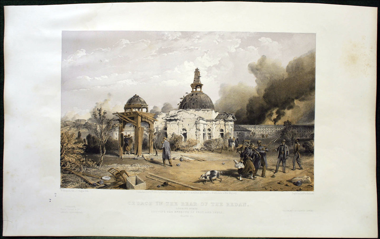 Крымская война, литография Уильяма Симпсона