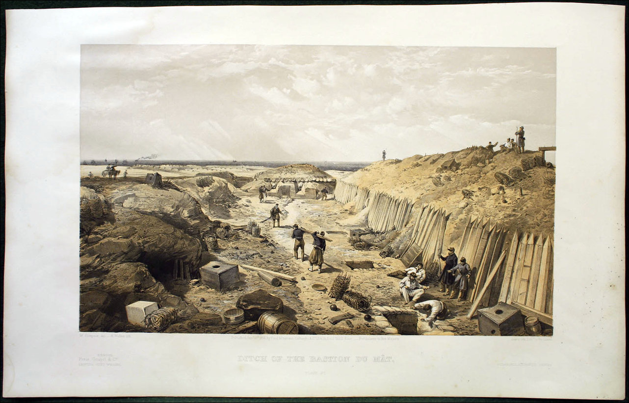 Крымская война, литография Уильяма Симпсона