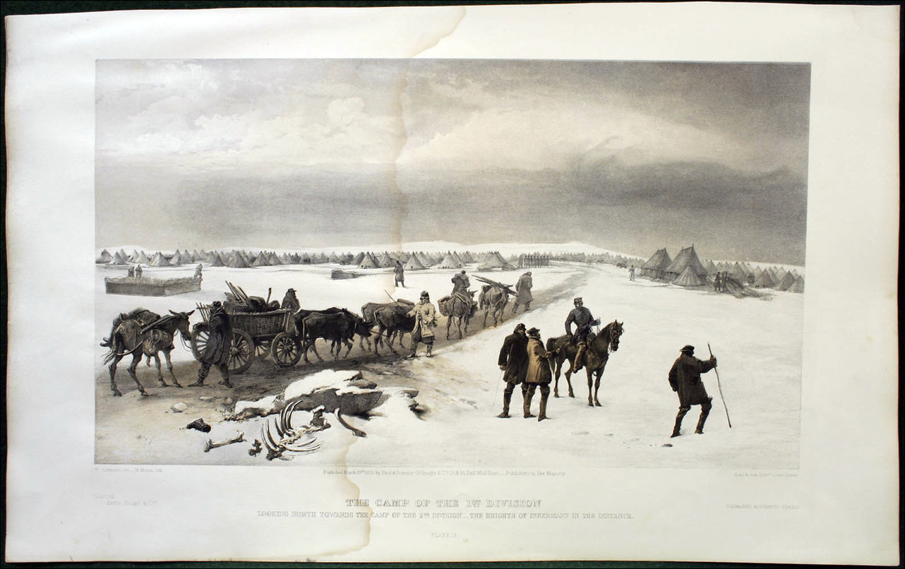 Крымская война, литография Уильяма Симпсона