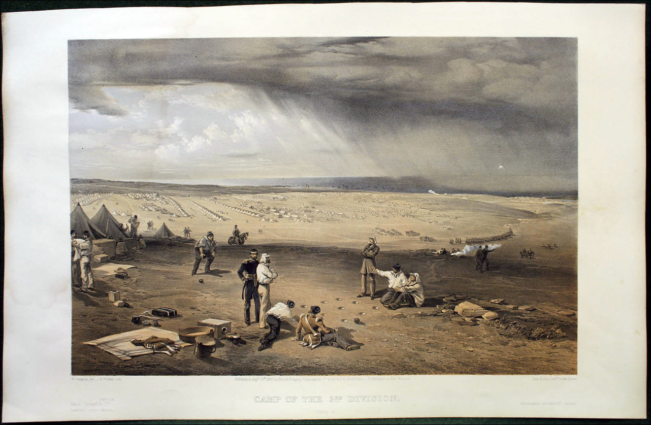 Крымская война, литография Уильяма Симпсона