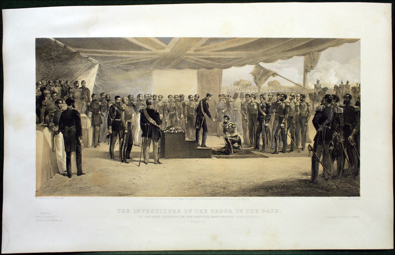 Крымская война, литография Уильяма Симпсона