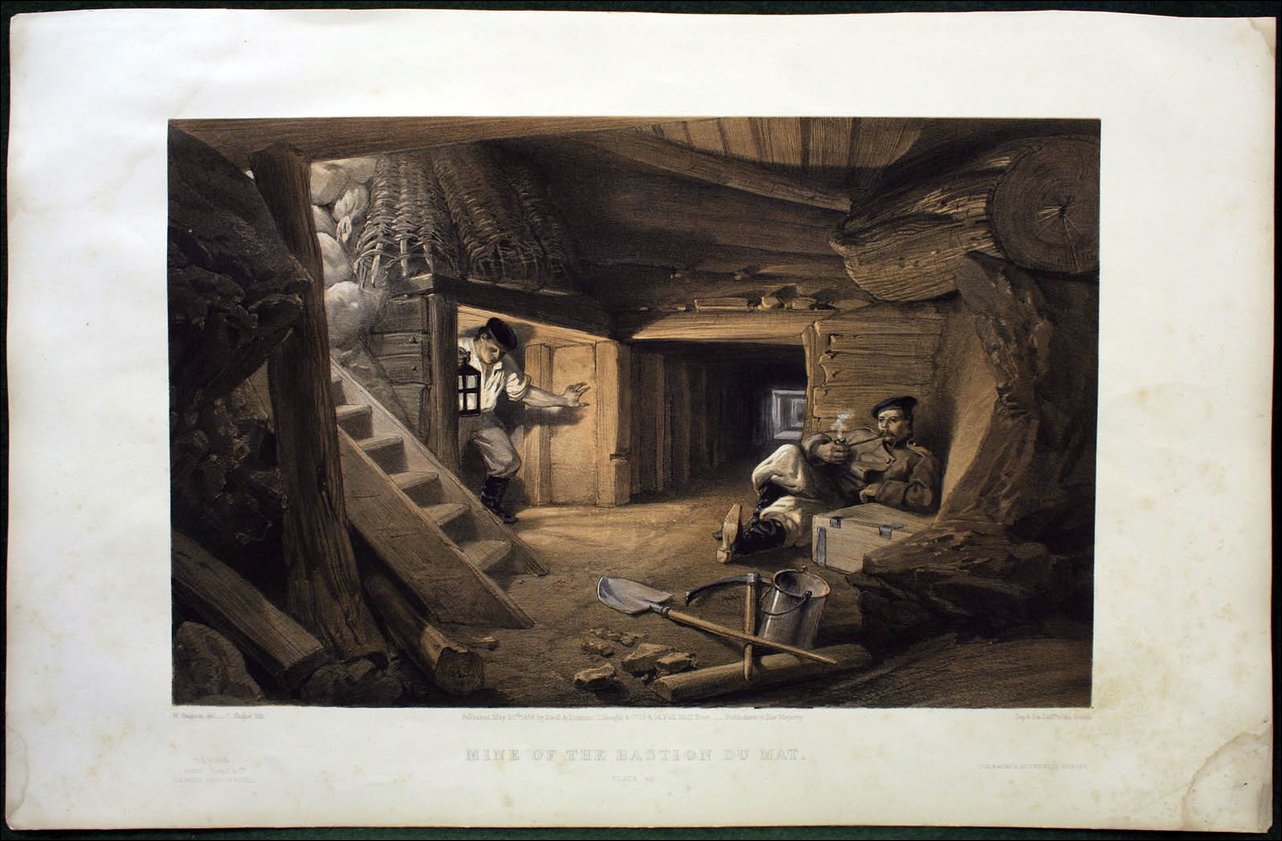 Крымская война, литография Уильяма Симпсона