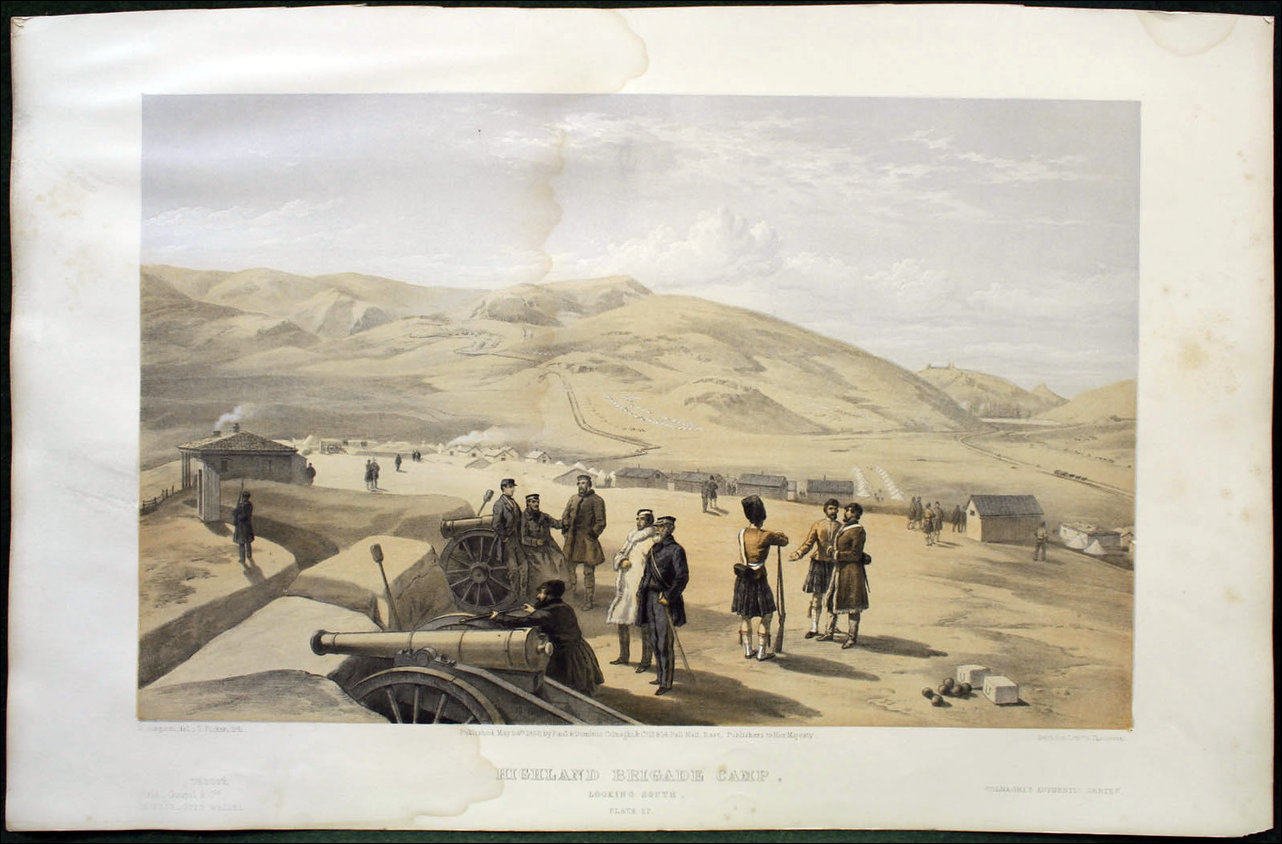 Крымская война, литография Уильяма Симпсона