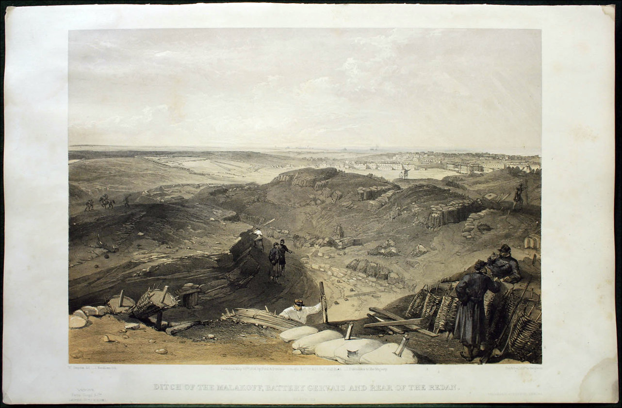 Крымская война, литография Уильяма Симпсона