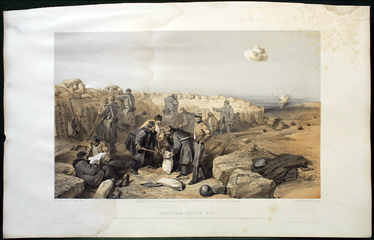 Крымская война, литография Уильяма Симпсона