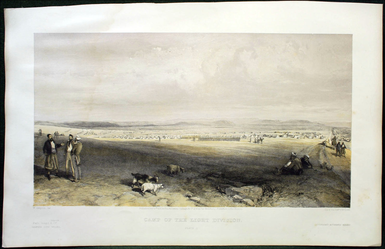 Крымская война, литография Уильяма Симпсона