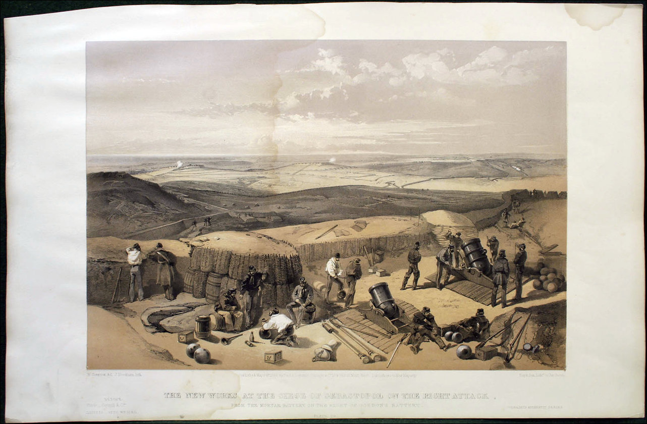 Крымская война, литография Уильяма Симпсона