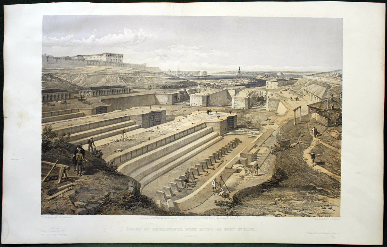 Крымская война, литография Уильяма Симпсона