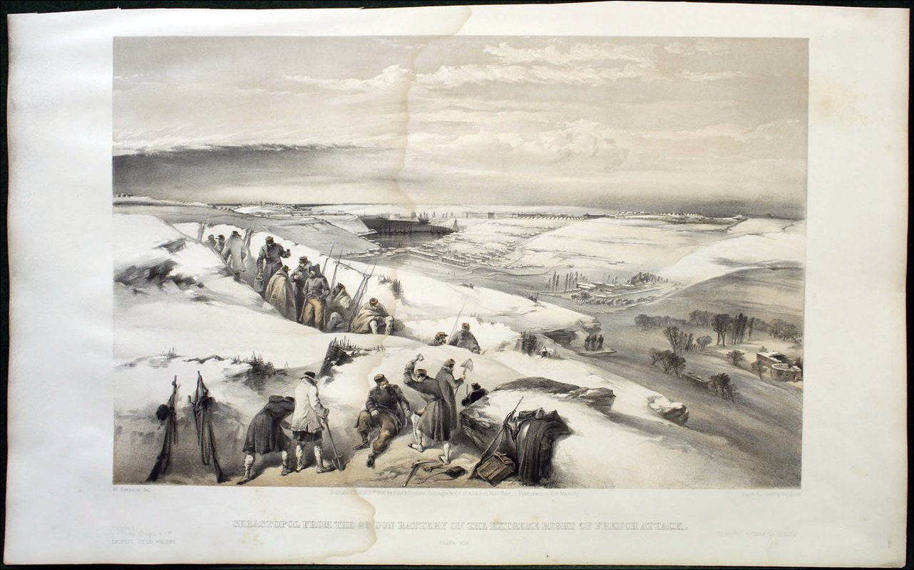 Крымская война, литография Уильяма Симпсона