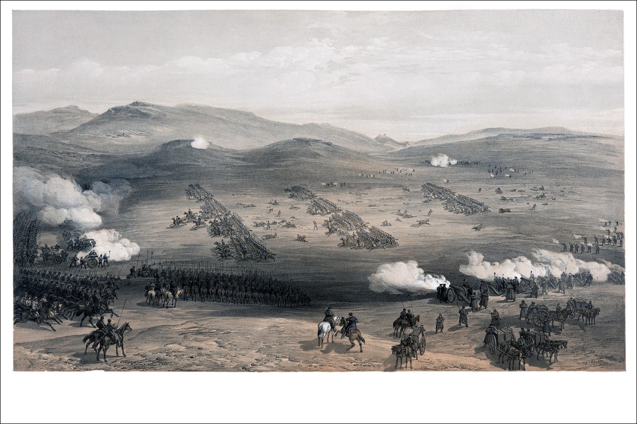 Крымская война, литография Уильяма Симпсона