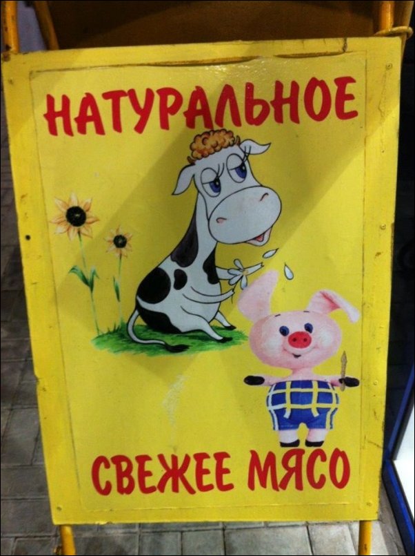 Прикольные надписи и объявления