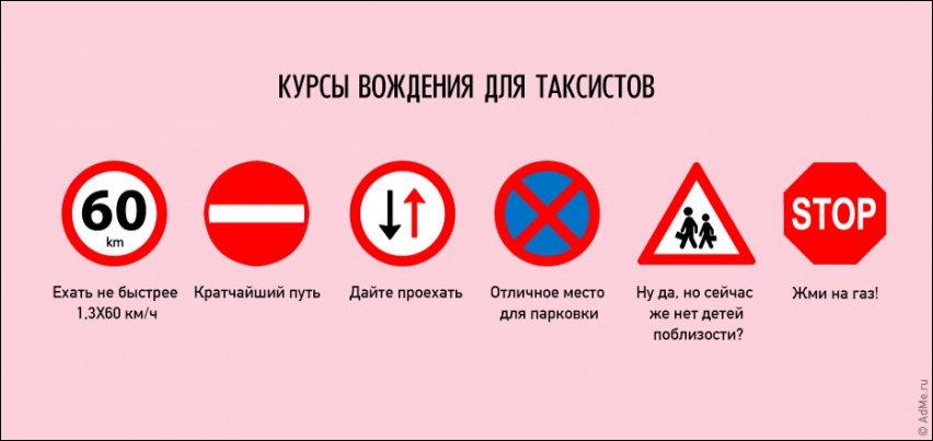 Смешная жизненная инфографика