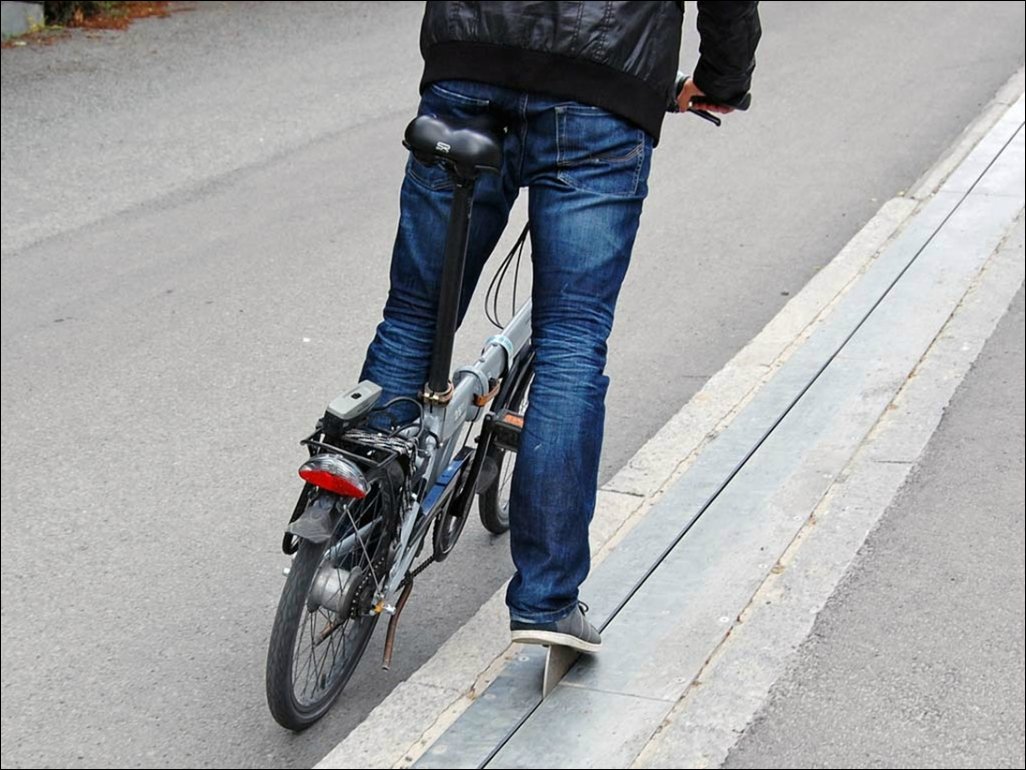 Подъемник для велосипедистов в Норвегии